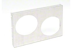 Chevy Fan Shroud, Aluminum, Down-Flow Radiator, For Dual Electric Fans, 6-Cylinder Position, 1955-1957
