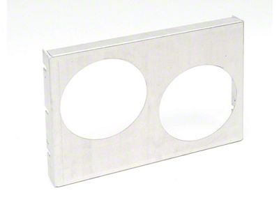 Chevy Fan Shroud, Aluminum, Down-Flow Radiator, For Dual Electric Fans, 6-Cylinder Position, 1955-1957