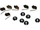 Chevy Fender Molding Clips, Front, 1949-1950