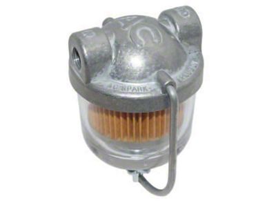 Chevy Filter Assembly, Glass Bowl, 1955-1957