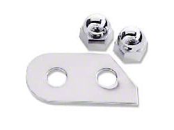 Firewall Brace Plate,w/Nuts,Stainless Steel,1957