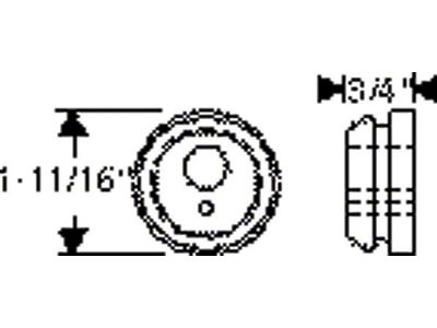 Chevy Firewall Wiring Grommet, 1-1/4, 1949-1950