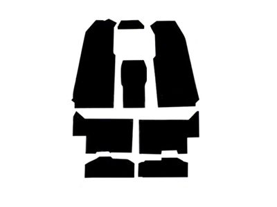 QuietRide Solutions Insulation, AcoustiShield, Complete Kit, Coupe (1949-1952 Fleetline)