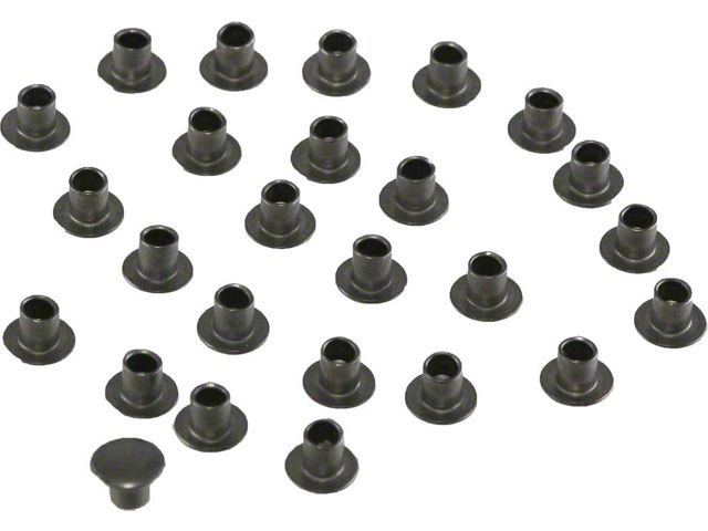 Chevy Threaded Rivet OPR Ecklers Flipper Rivet Set, Stainless Steel, 2-Door Hardtop 20-573 ...