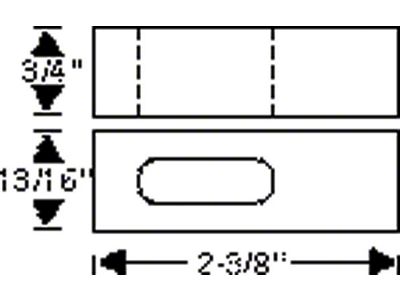 Chevy Floor Bumpers/Seals, Clutch And Brake Pedal, 1949-1954