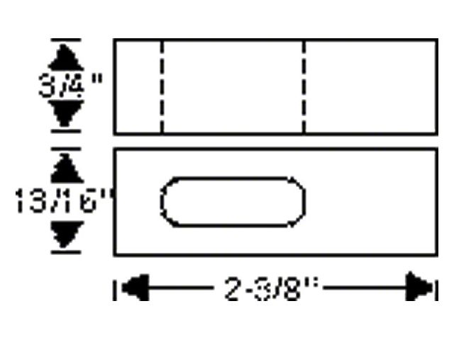 Chevy Floor Bumpers/Seals, Clutch And Brake Pedal, 1949-1954