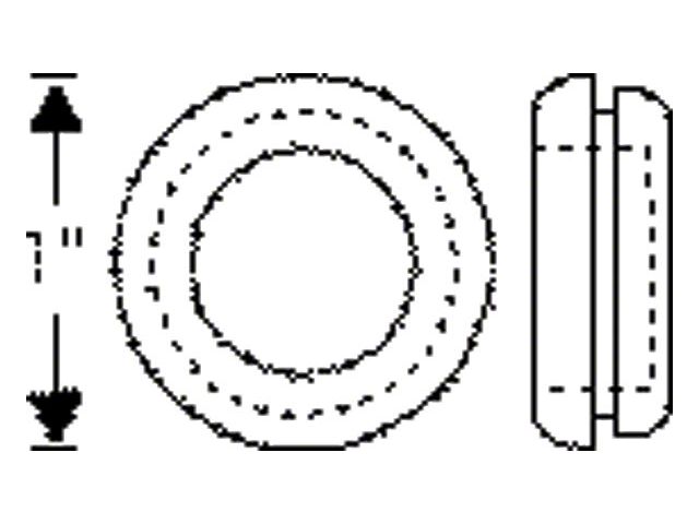 Chevy Floor Grommet, 3/4, 1949-1954