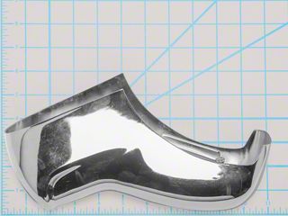 OER K2019 Upper Trunk Lid And License Plate Bumper Set – Rubber, For 1955-1959 Chevy Bel Air 150 210 Nomad