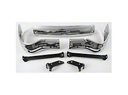 OPR Front Bumper with Bumper to Frame Brackets (1955 150, 210, Bel Air)