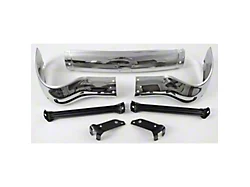 Front Bumper with Bumper to Frame Brackets (1955 150, 210, Bel Air)
