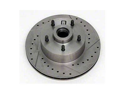 OPR Chevy Front Disc Brake Rotor, Drilled, Slotted & Vented, Right, 1955-1957