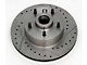 Chevy Front Disc Brake Rotor, Drilled, Slotted & Vented, Right, 1955-1957