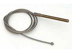 Chevy Front Emergency, Parking Brake Cable, Convertible, 1955-1957 (Bel Air Convertible)