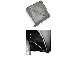Left Front Lower Inner Fender Extension,1955