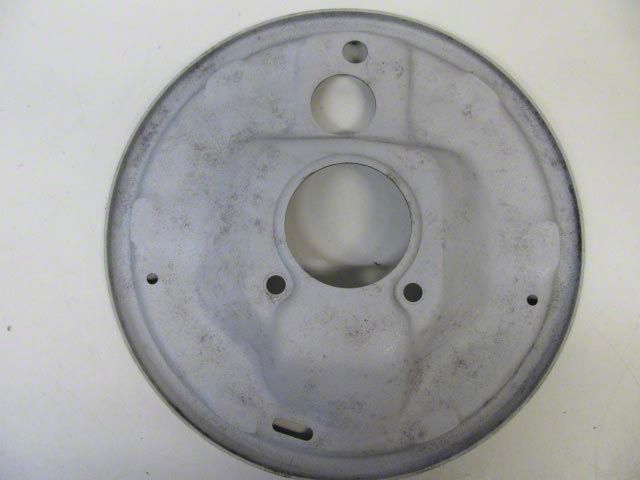 Chevy Front Wheel Backing Plate, Right Side, Used, 1955-1957