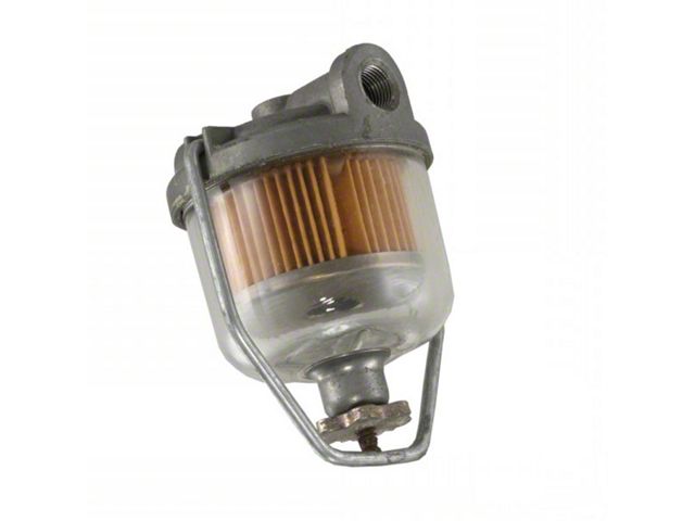 Glass Bowl Fuel Filter Assembly (55-57 150, 210, Bel Air, Nomad)