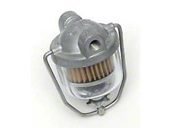 Chevy Fuel Filter, High Dome Glass Bowl, ACDelco, 1956-1957