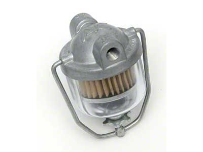 Chevy Fuel Filter, High Dome Glass Bowl, ACDelco, 1956-1957
