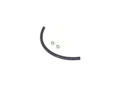 Chevy Fuel Hose, Rubber, 3/8 With Correct Clamps, 1965-1980