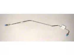 Chevy Fuel Line, Pump To Carburetor, Stainless Steel, 4-Barrel, 1955, 2-Barrel, 1955-1956