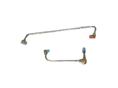Chevy Fuel Lines, For Cars With 2 x 4-Barrel Carburetors, Stainless Steel, 1956