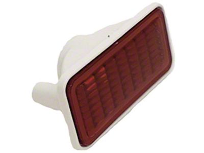 Chevy Full Size Red Rear Marker Light Lens, Show Quality, 1968