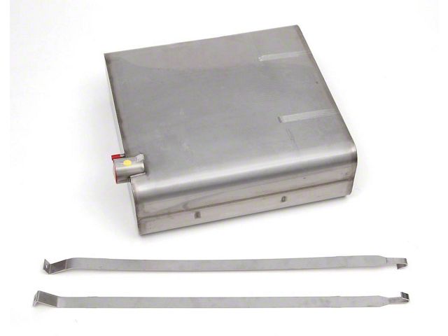 Chevy Gas Tank, With Straps, Stainless Steel, 1955-1956