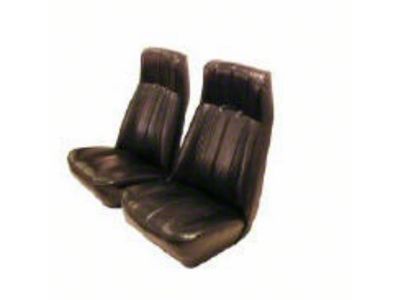 Chevy & GMC Blazer/Jimmy Seat Cover, Front Bucket, High Back, Vinyl/Velour, 1973-1987