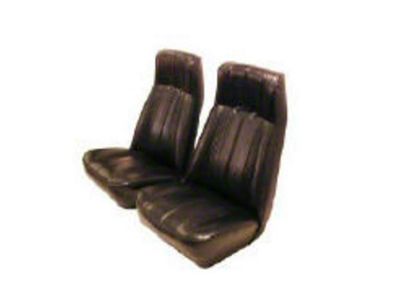 Chevy & GMC Blazer/Jimmy Seat Cover, Front Bucket, High Back, Vinyl, Vinyl Inserts, 1973-1987