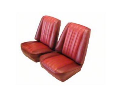 Chevy & GMC Blazer/Jimmy Seat Cover, Front Bucket, Low Back, Vinyl/Velour, 1973-1987