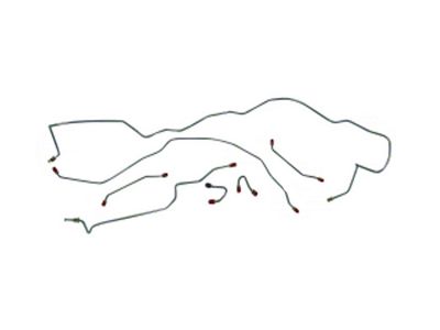 Chevy & GMC Brake Line Kit, Front, Outside Frame, 1969-1970