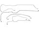 Chevy & GMC Brake Line Kit, Stainless Steel, Long Bed, 1953