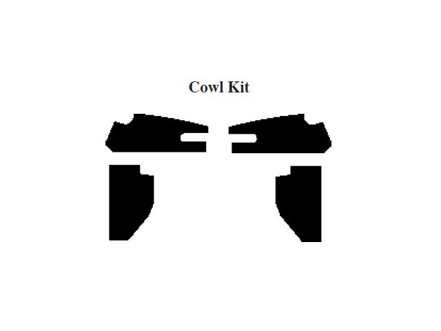 Chevy & GMC Suburban Insulation, Quiet Ride, Cowl Kit, 1947-1953 (Suburban)