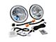 Chevy-GMC Truck 7 Headlight, White Diamond With Single Color White LED Halo