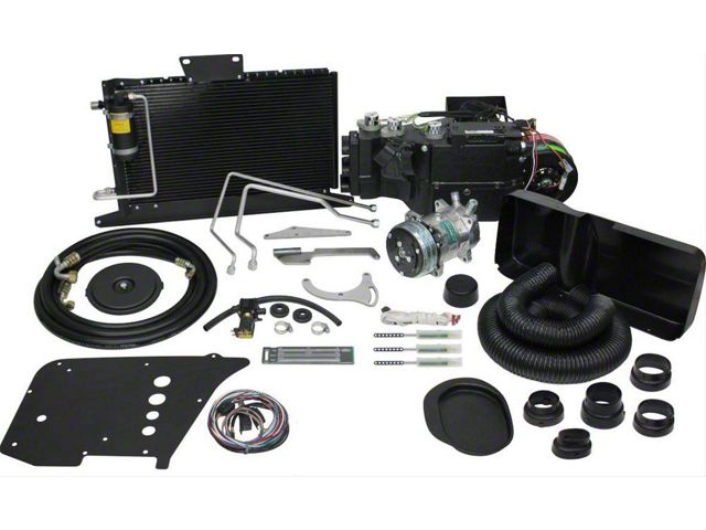 Chevy & GMC Truck Air Conditioning Kit, In Dash, Sure Fit, Gen IV, With Rotary Heater Control, 1955-1957