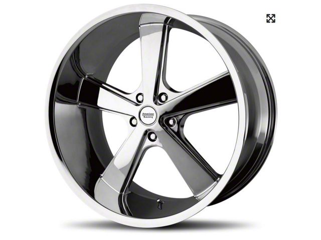 Chevy-GMC Truck American Racing Nova Wheel, Chrome, 5x5 Bolt Pattern, 20