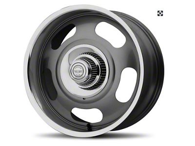 Chevy-GMC Truck American Racing VN506 Wheel, Mag Gray With Polished Lip, 6x5.5 Bolt Pattern, 20
