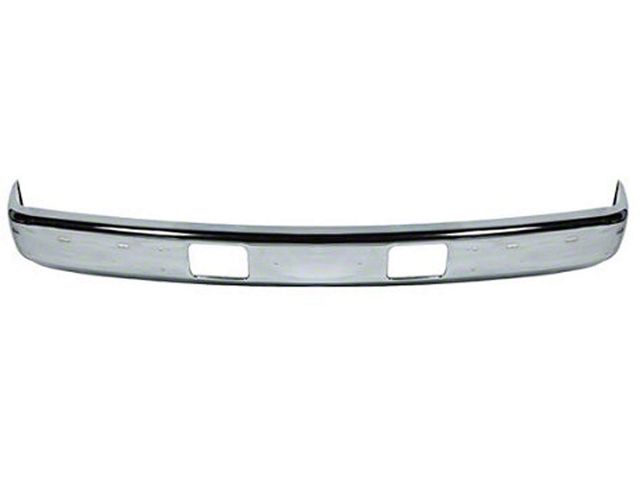 Chevy Or GMC Truck Front Bumper, Chrome, With License Plate, Impact Strip & Air Holes, Show Quality, 1988-1998