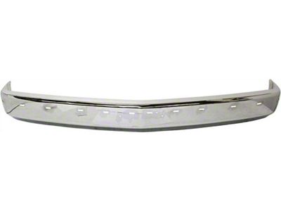 Chevy Or GMC Truck Front Bumper, Chrome, With License Plate & Impact Strip Holes, Show Quality, 1988-1998