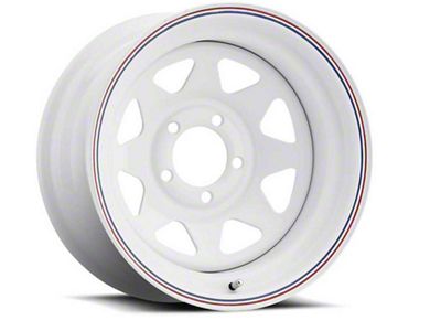 Chevy-GMC Truck Cragar Style 310 Wheel, White, 15x8, 5x5 Bolt Pattern