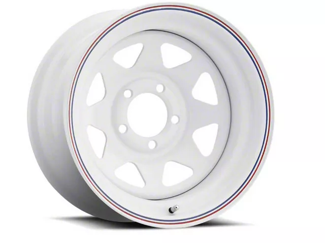 Chevy-GMC Truck Cragar Style 310 Wheel, White, 15x8, 5x5 Bolt Pattern