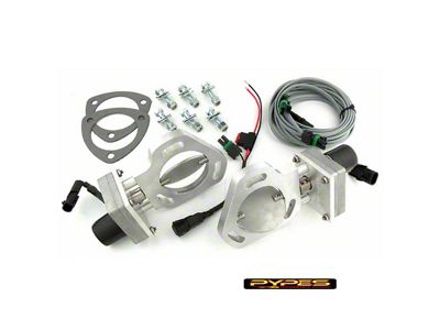 Chevy-GMC Truck Dual Exhaust Electric Cutouts Kit, 3 OD, Pypes