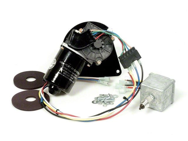 Chevy & GMC Truck Electric Wiper Motor, Replacement, With Delay Switch, 1967-1972