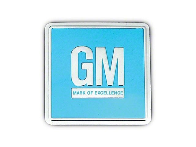 Chevy-GMC Truck GM Mark Of Excellence Door Jamb Decal, Blue