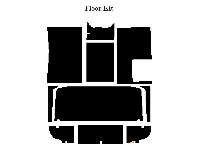 Chevy & GMC Truck Insulation, Quiet Ride, Floor, 1947-1953