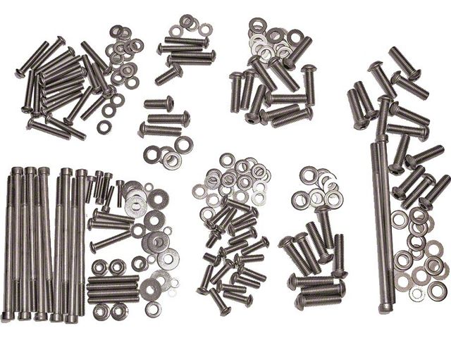 Chevy-GMC Truck LS Conversion Engine Bolt Kit, Stainless Steel, LS1, LS2, LS3, LS699-Up