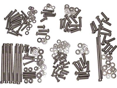 Chevy-GMC Truck LS Conversion Engine Bolt Kit, Stainless Steel, LS1, LS2, LS3, LS699-Up