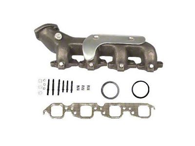 Chevy & GMC Truck Manifold. Exhaust, Left, 7.4L 454ci , w/Heat Shield, 1988-1995