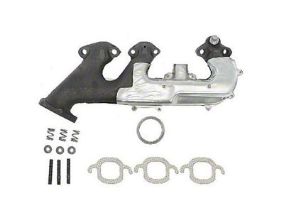 Chevy & GMC Truck Manifold. Exhaust, Right, 4.3L 262ci , w/Heat Shield, 1988-1995