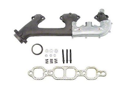 Chevy & GMC Truck Manifold. Exhaust, Right, 5.0L/5.7L, w/EGR, w/Heat Shield, 1987-1990